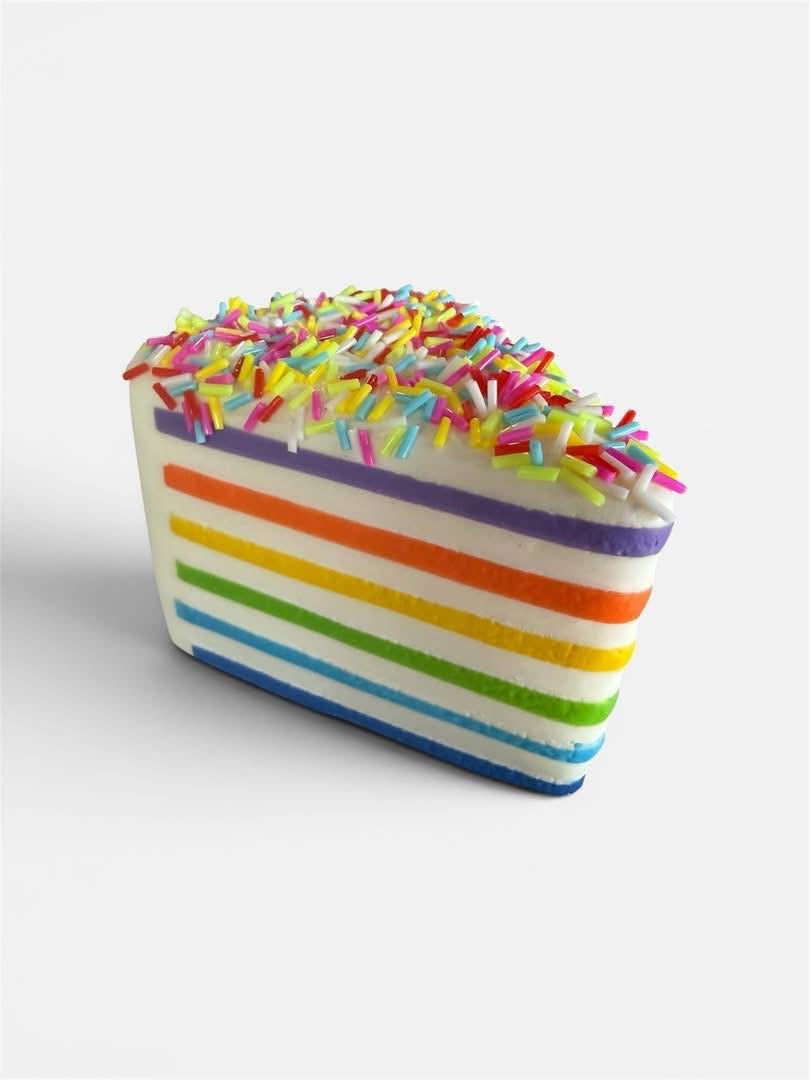 Squishy Rainbow Cakes