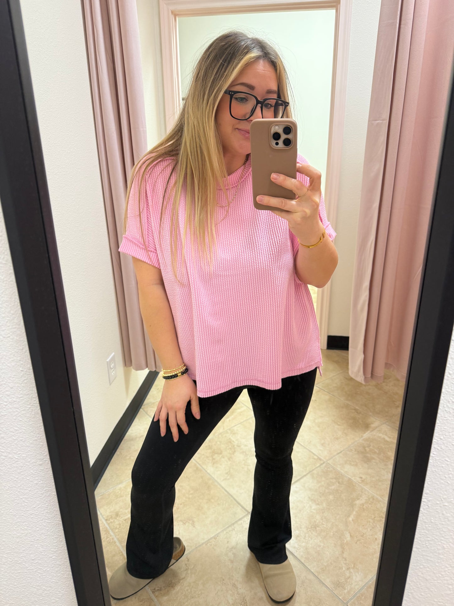 Zenana Ribbed Dolman Top