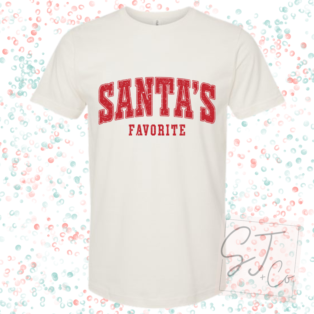 Santa's Favorite Holiday Graphic Tee