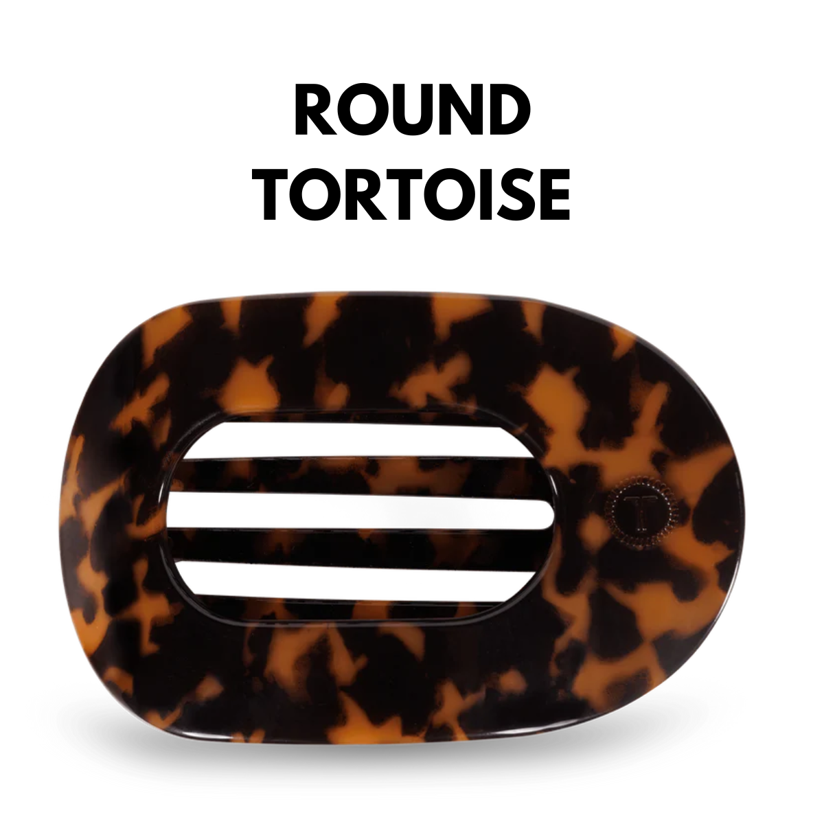 Round Teleties Flat Clips