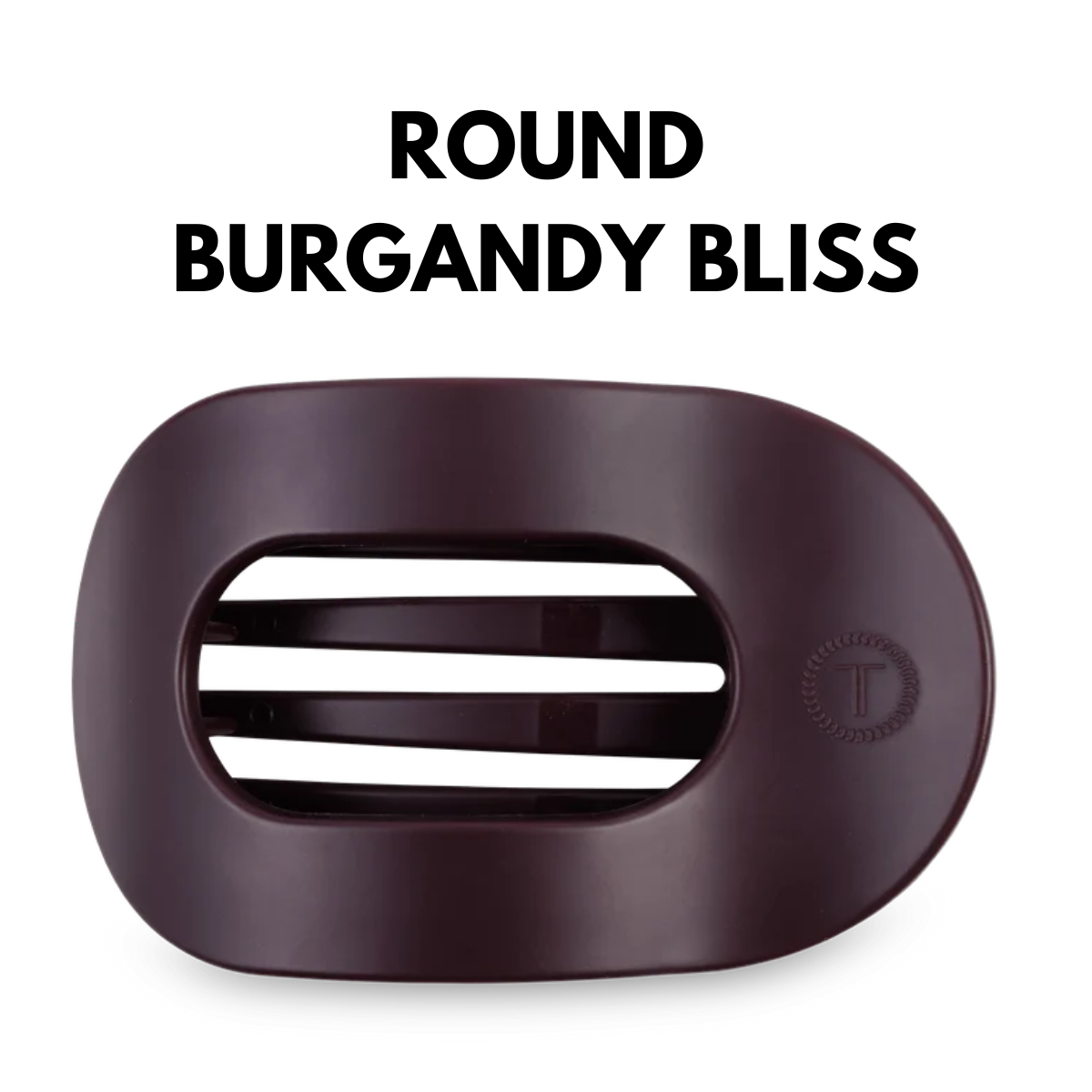 Round Teleties Flat Clips