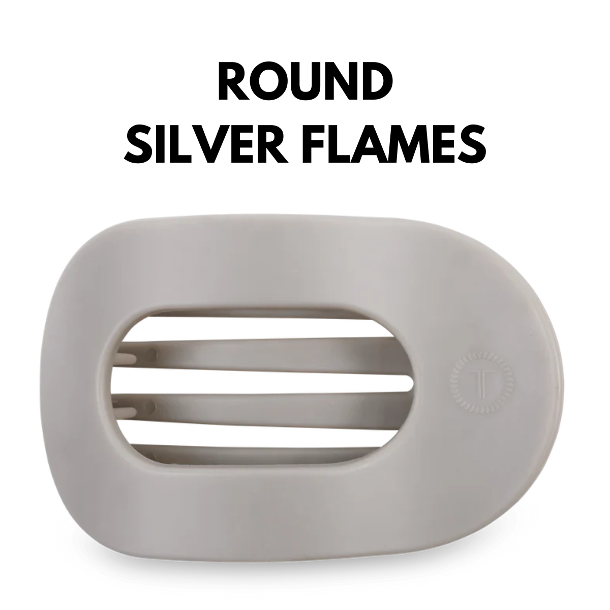 Round Teleties Flat Clips