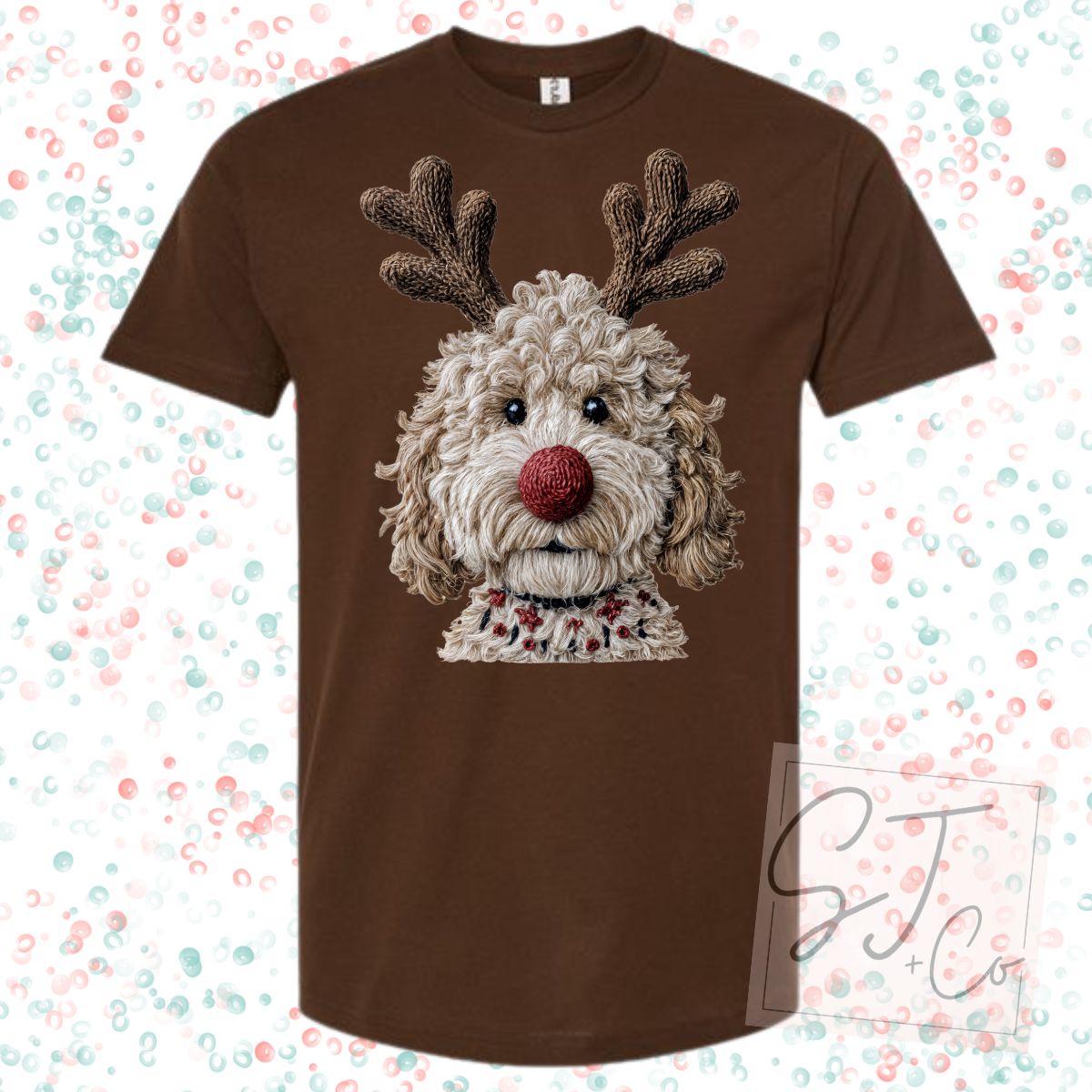Reindeer Doodle Holiday Graphic Tee