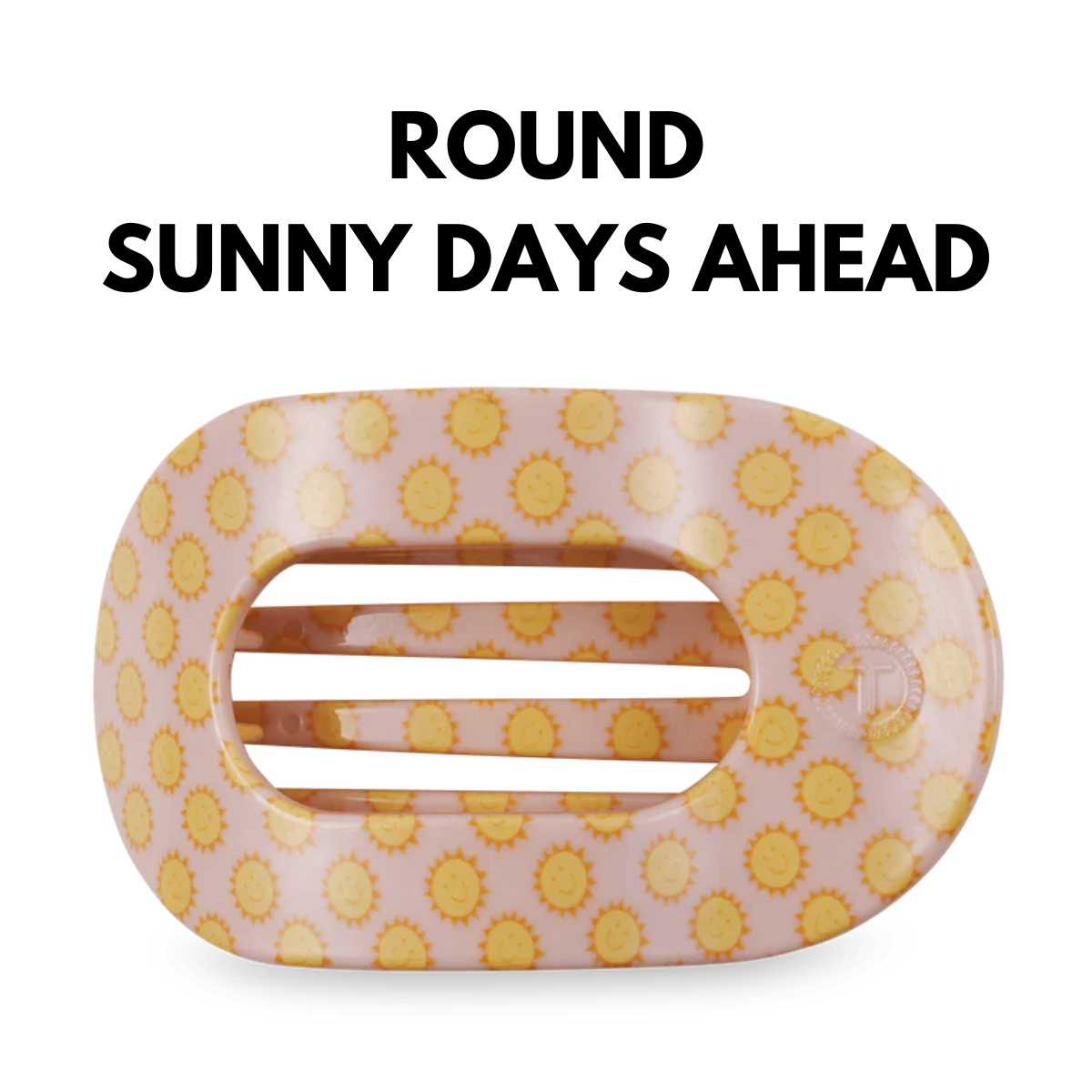 Round Teleties Flat Clips