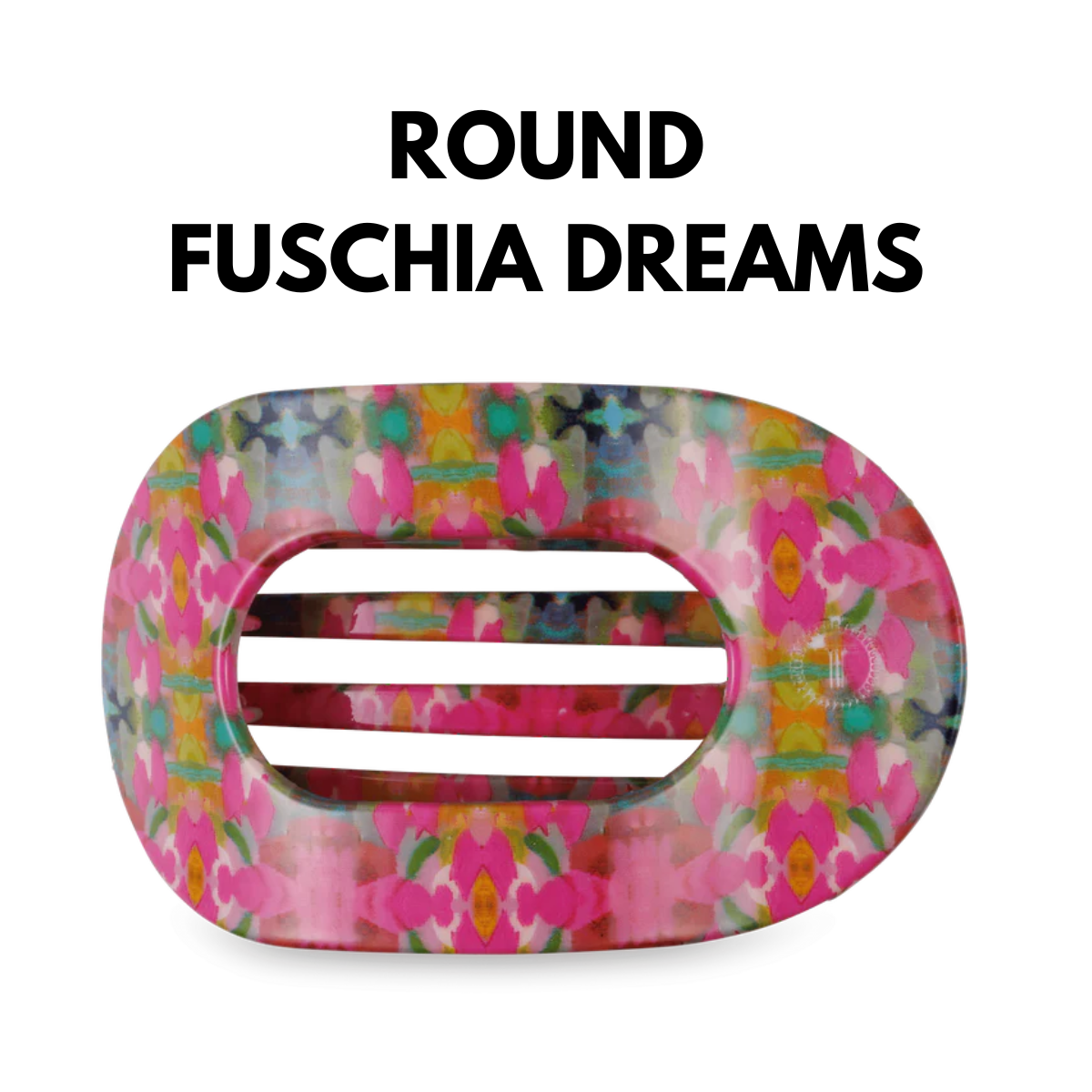 Round Teleties Flat Clips