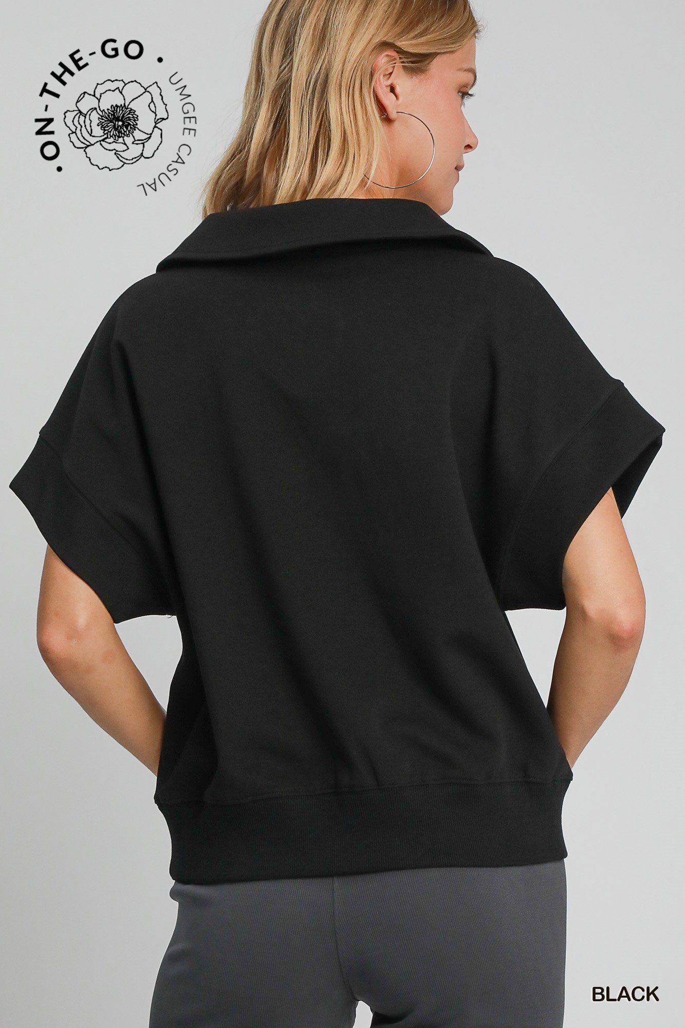 Umgee Luxeknit Pullover Top – Black