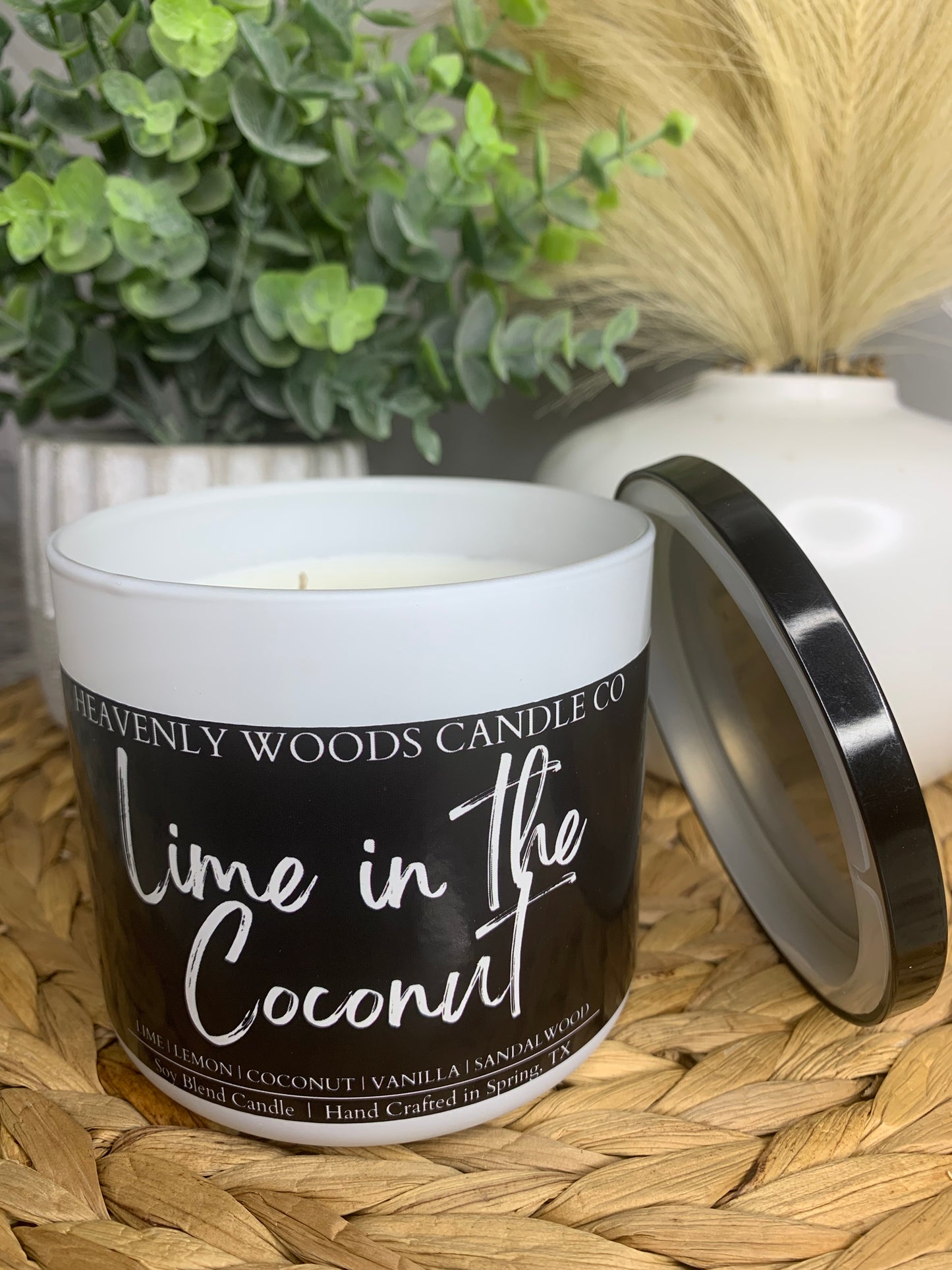 Lime in the Coconut White Triple Wick 17oz Candle