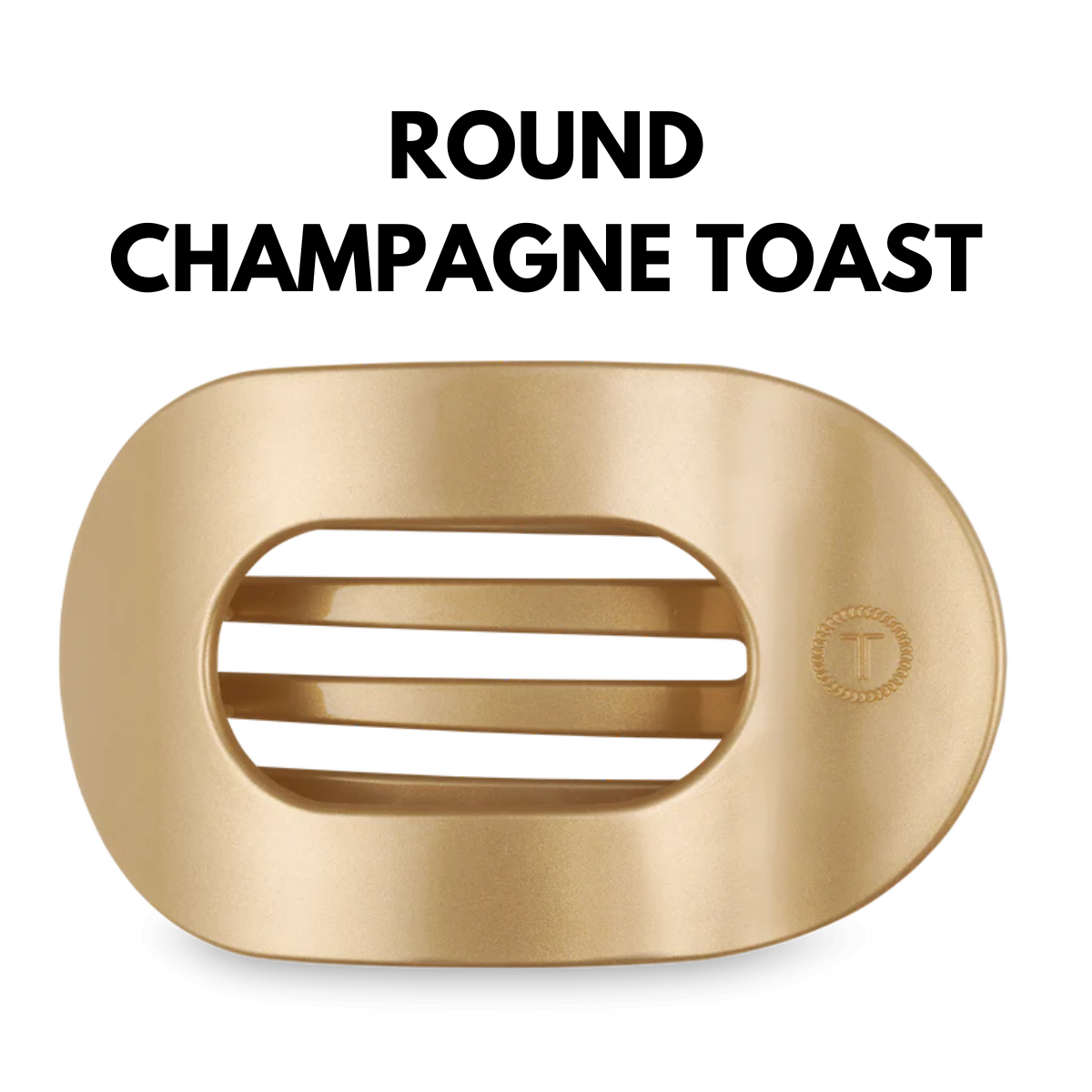 Round Teleties Flat Clips