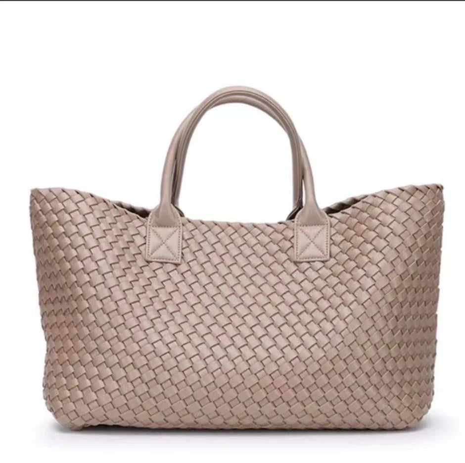 The Olivia Woven Tote