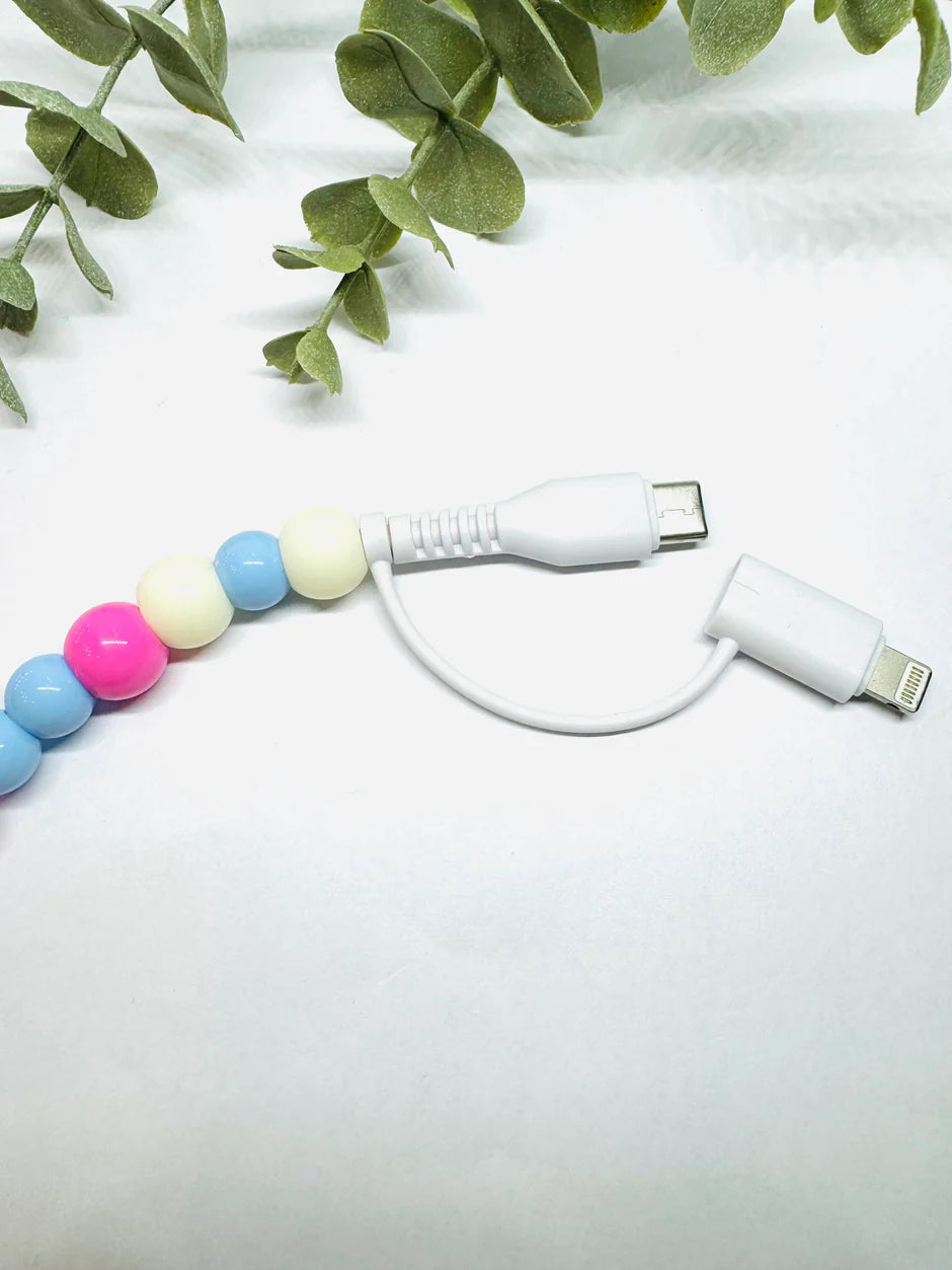 Colorful Beaded Charging Cord
