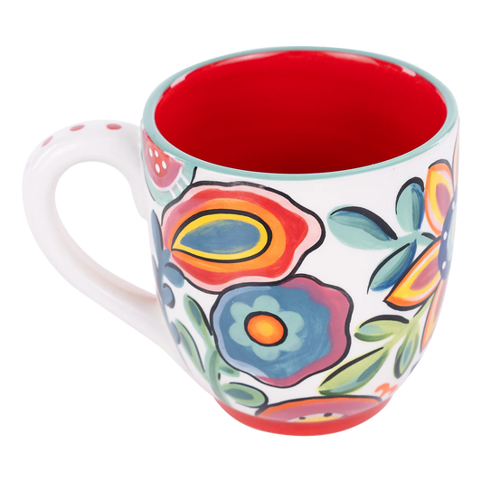 In The Garden Floral Coffee Mug