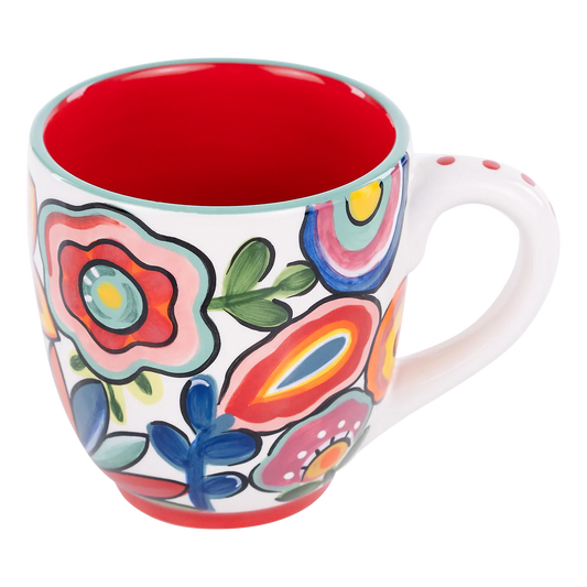In The Garden Floral Coffee Mug