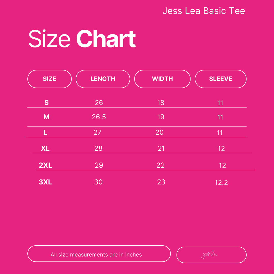 Jess Lea Black Basic Tee