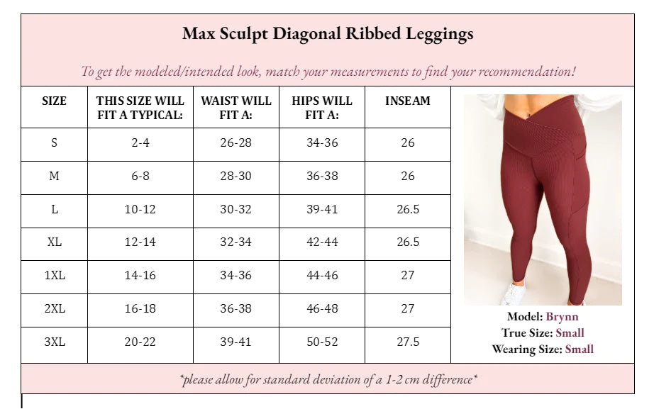 MAX Sculpt Ribbed Leggings