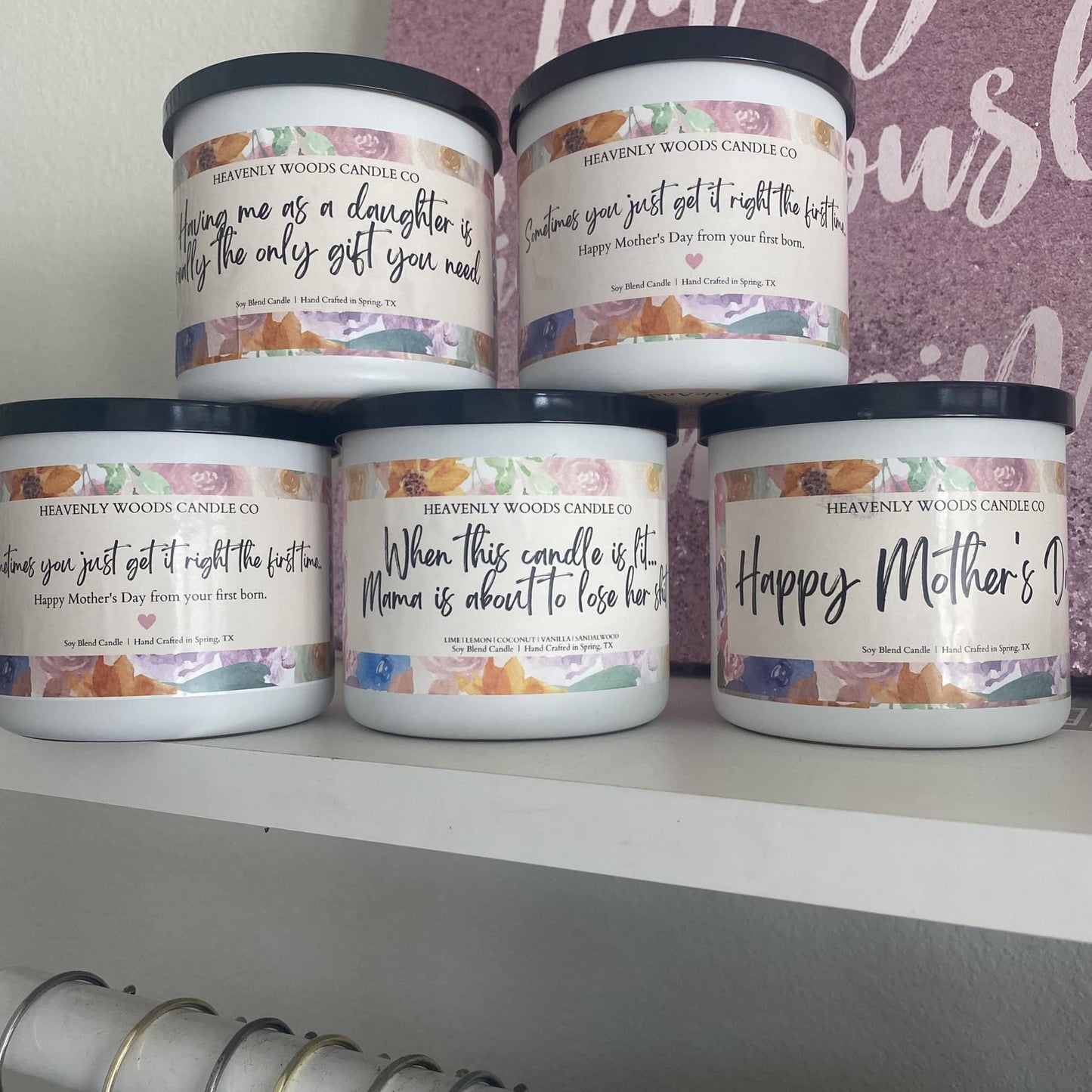 Luxury Triple Wick Mother's Day Candle – Limited Edition