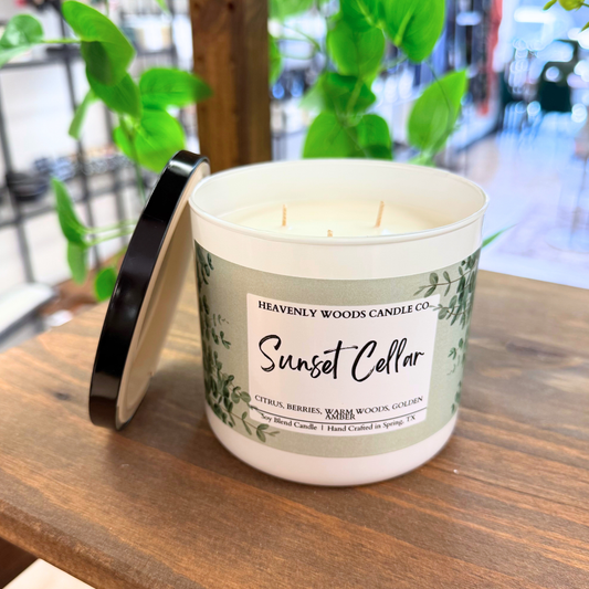 HWCC Sunset Cellar Triple Wick Candle