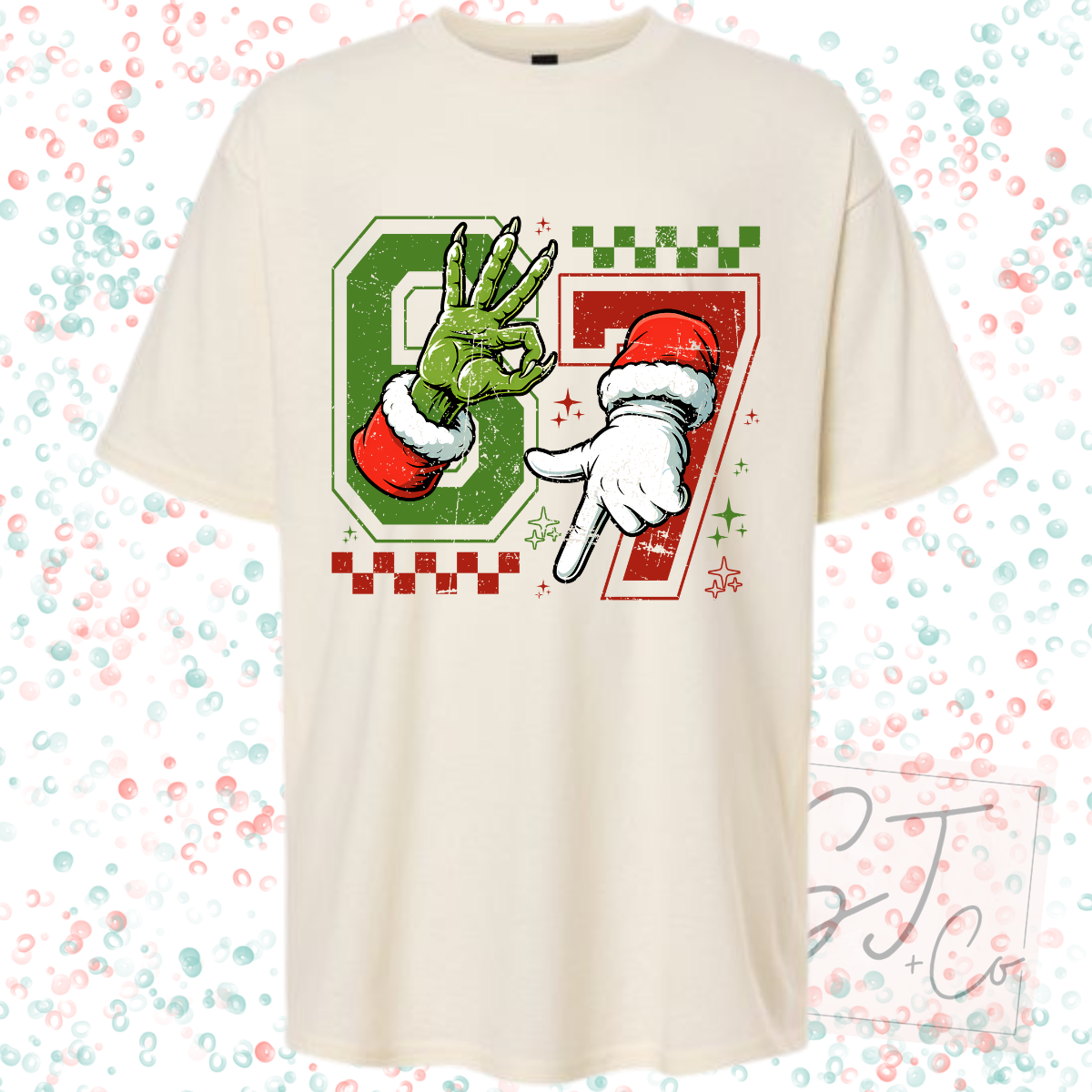 YOUTH Six Seven Holiday Graphic Tee