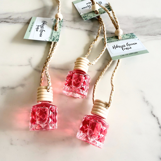 HWCC Hibiscus Guava Fresca Hanging Car Diffuser