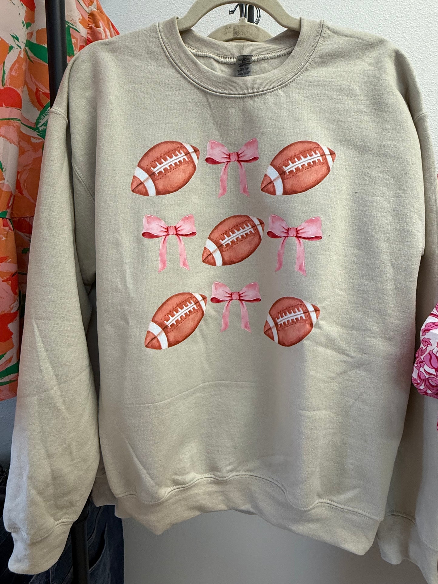 Coquette Football Sweatshirt