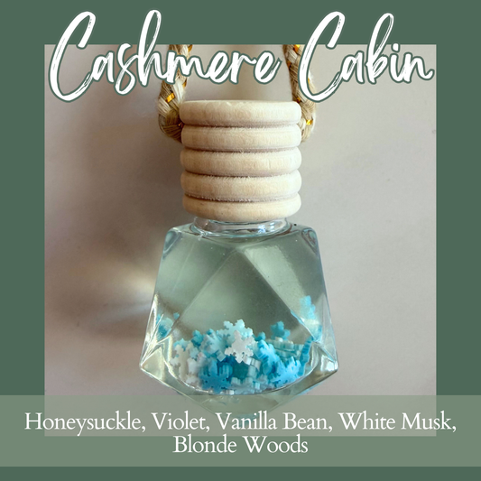 HWCC Cashmere Cabin Hanging Car Diffuser