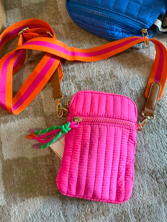Shiraleah Hot Pink Crossbody Bag