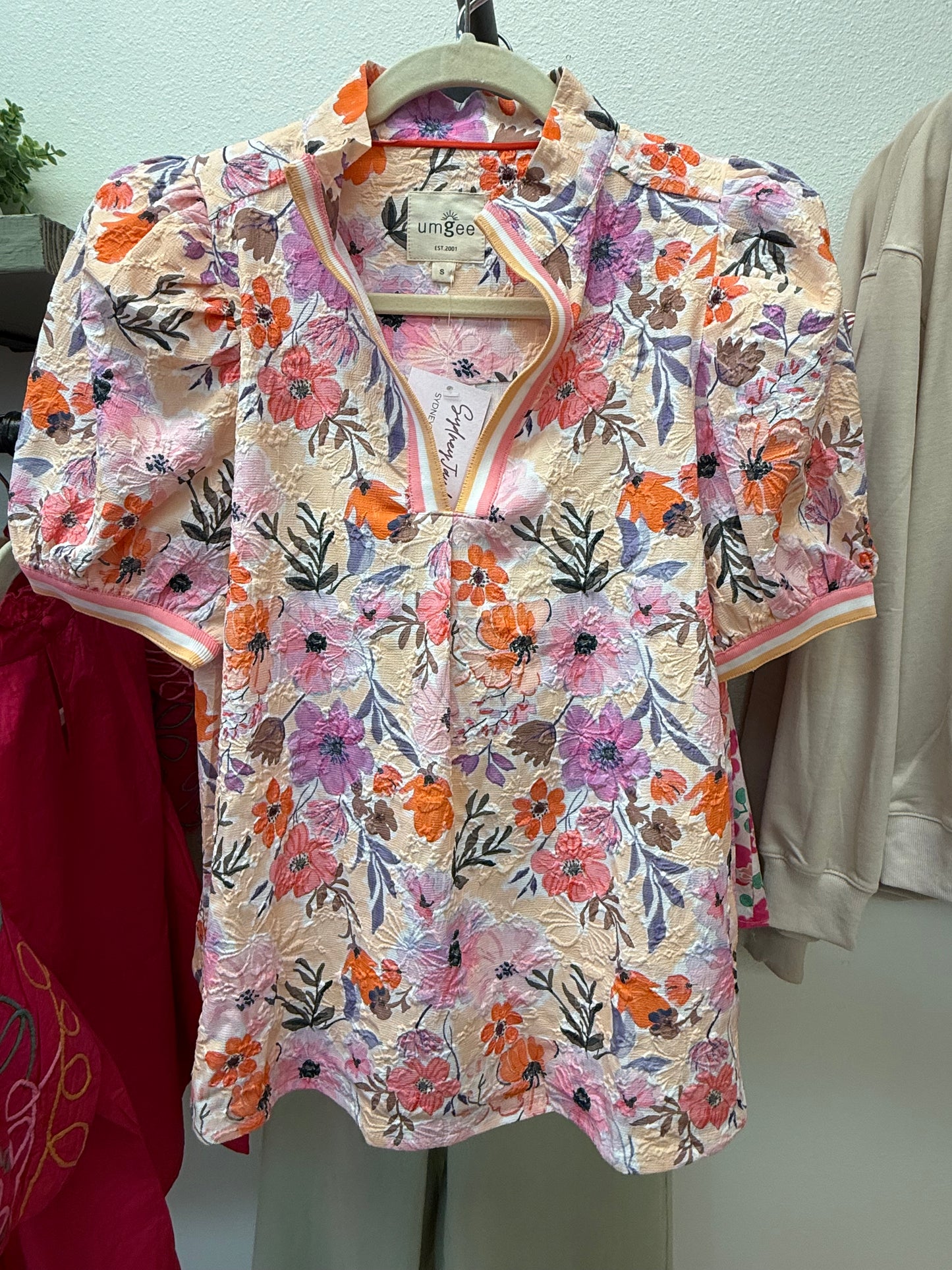 Floral Watercolor Floral Blouse