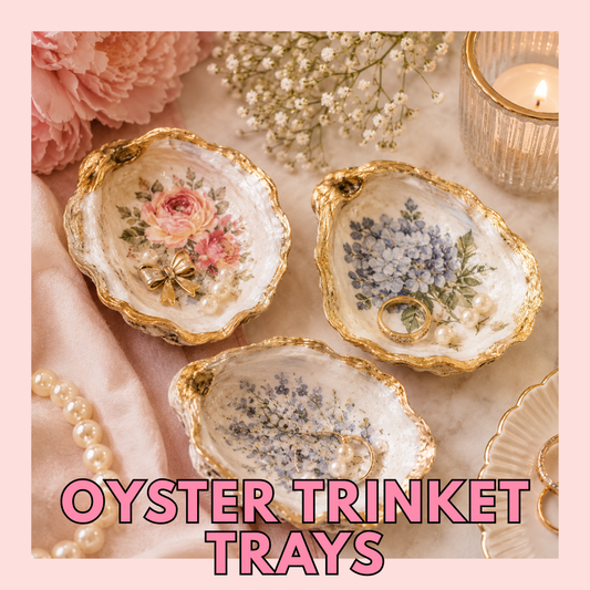 6/12 - Oyster Shell Trinket Tray Workshop