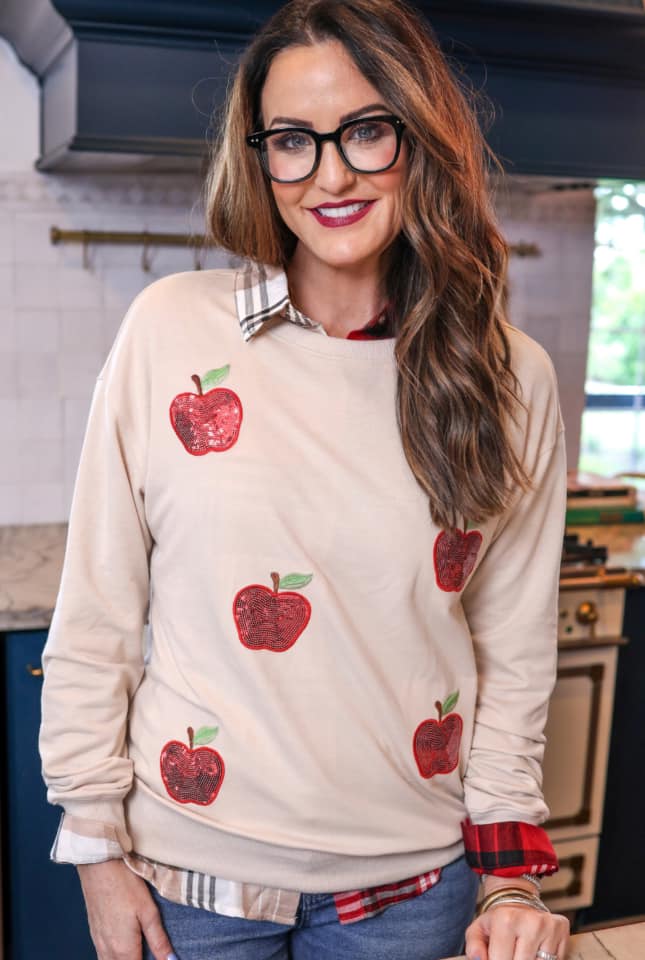 Jess Lea Apple Sweatshirt