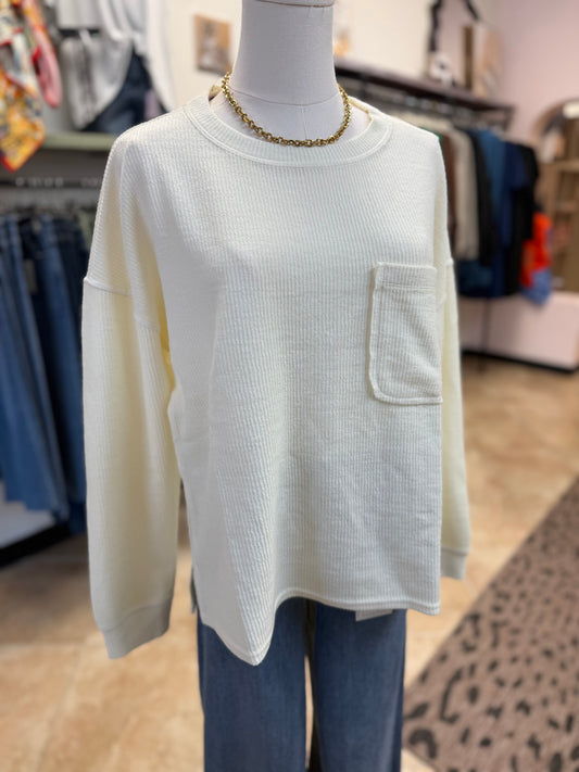 Cozy Lightweight Waffle Knit Sweater