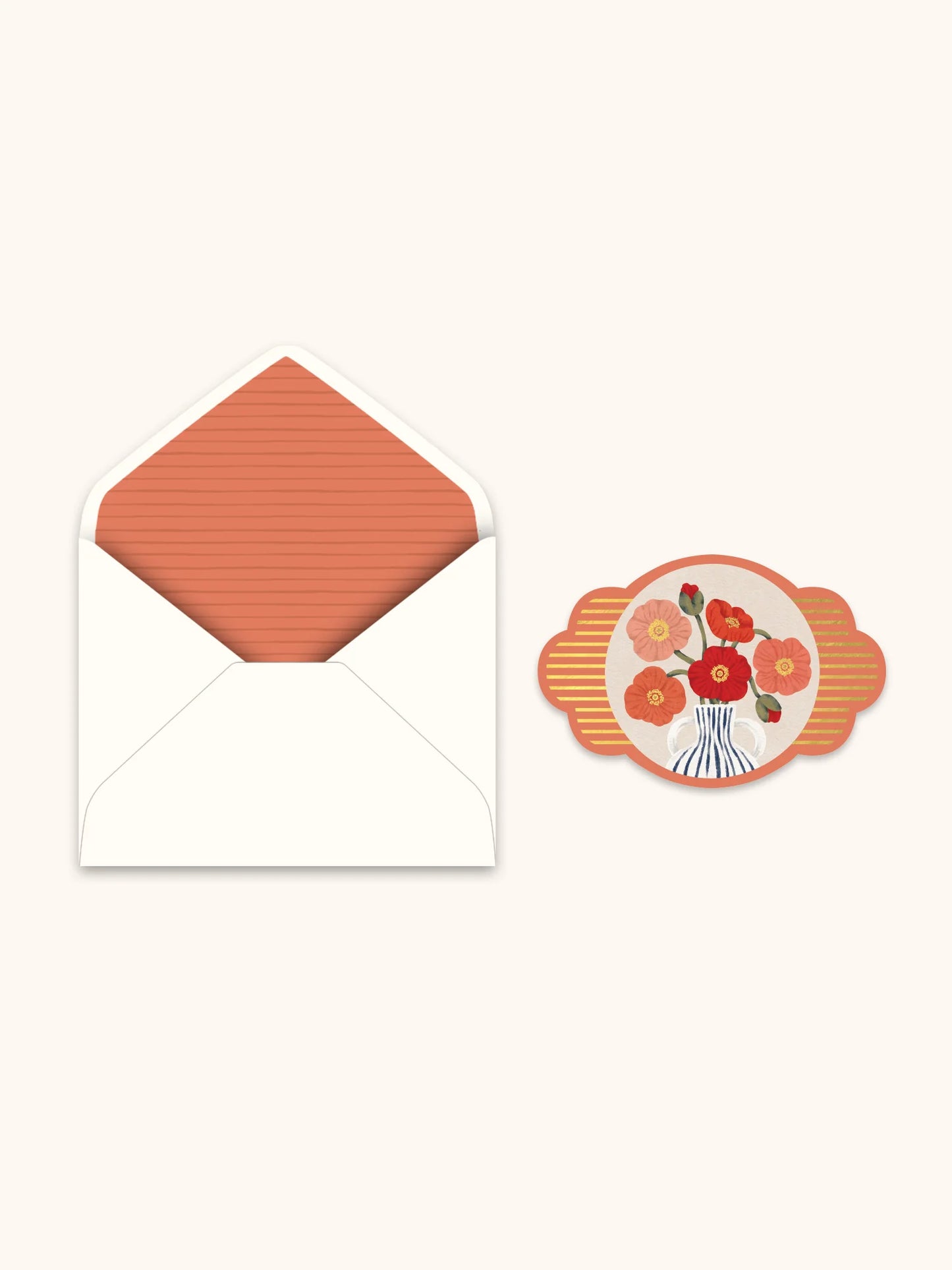 Floral Cantata Deluxe Greeting Card