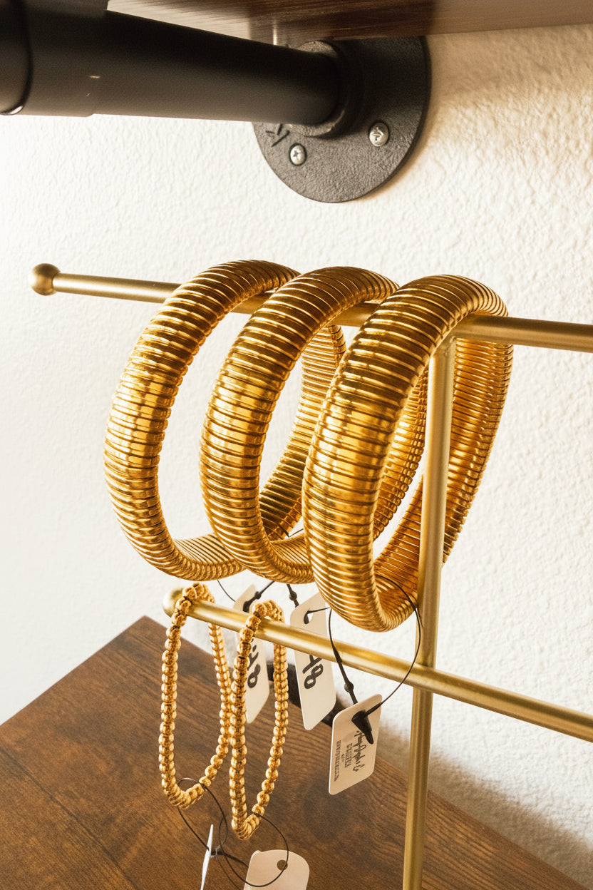Chansutt Gold Bangle (Slight Stretch)