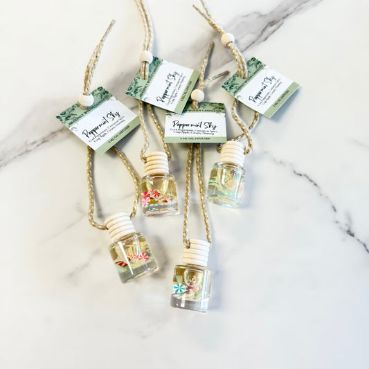 HWCC Peppermint Sky Hanging Car Diffuser