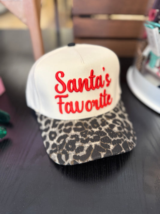 Santa's Favorite Structured Snapback Hat