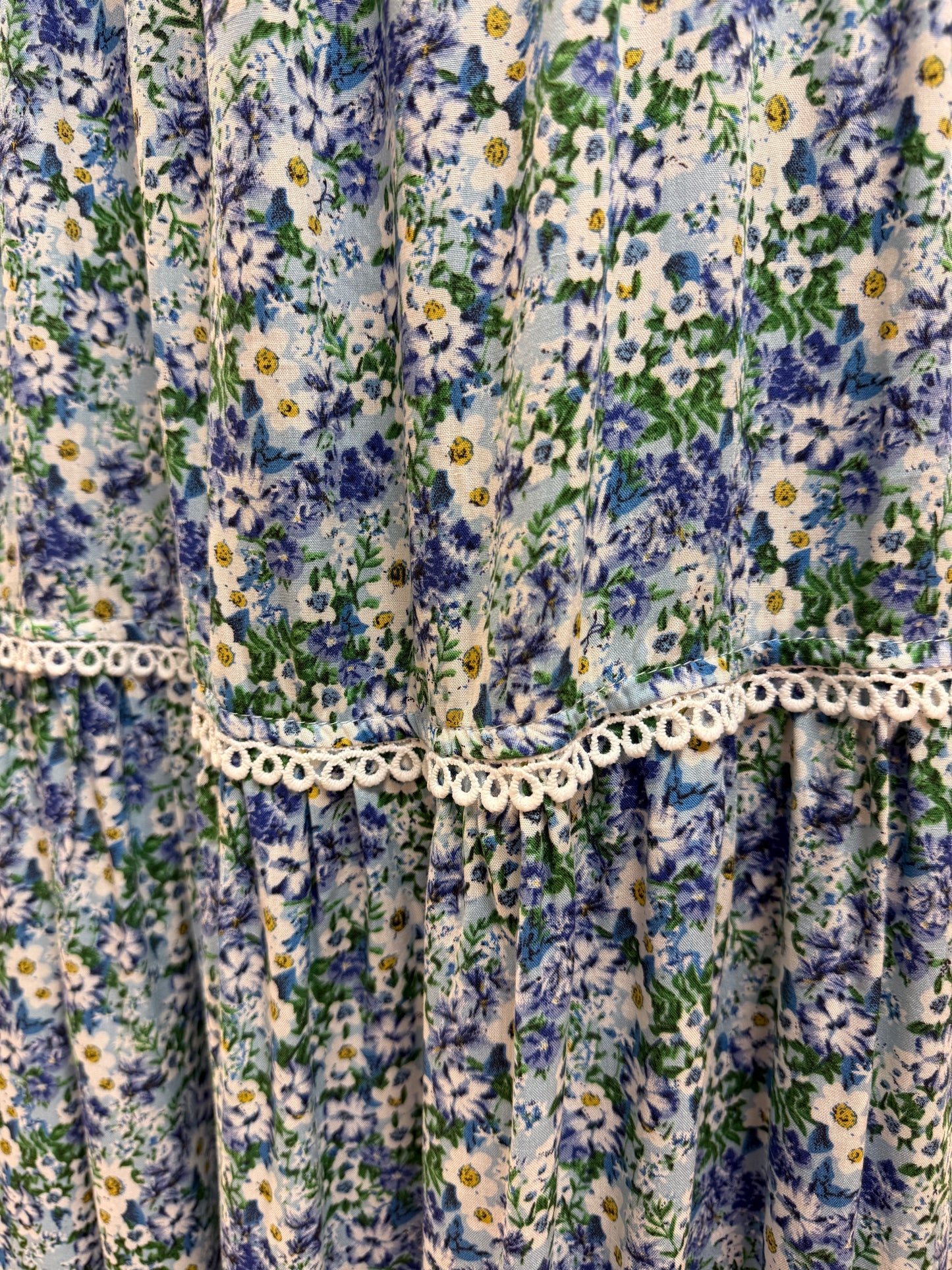 Kori Green/Blue Floral Maxi Dress