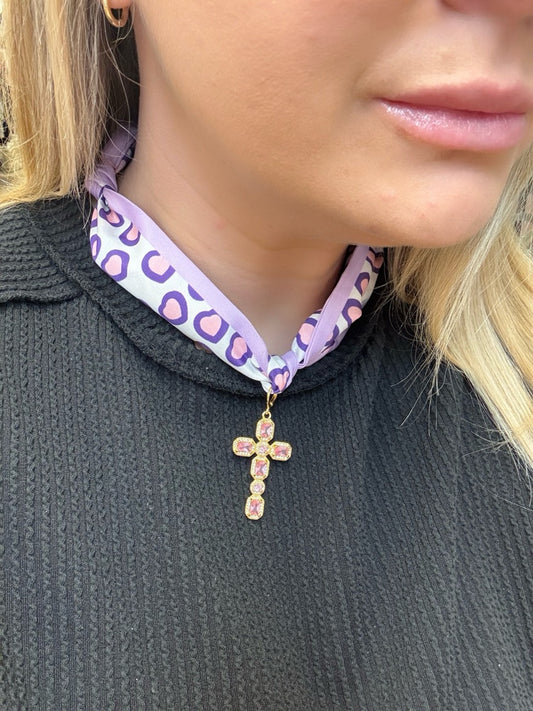 Promise Maker Scarf Charm Necklace