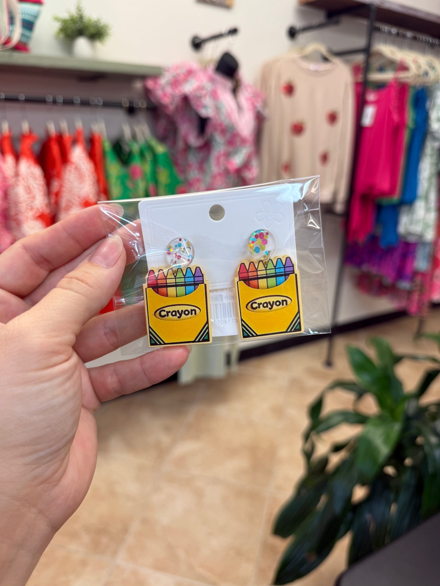 Crayon Earrings