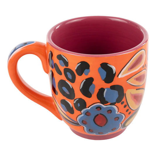 Orange & Pink Coffee Mug