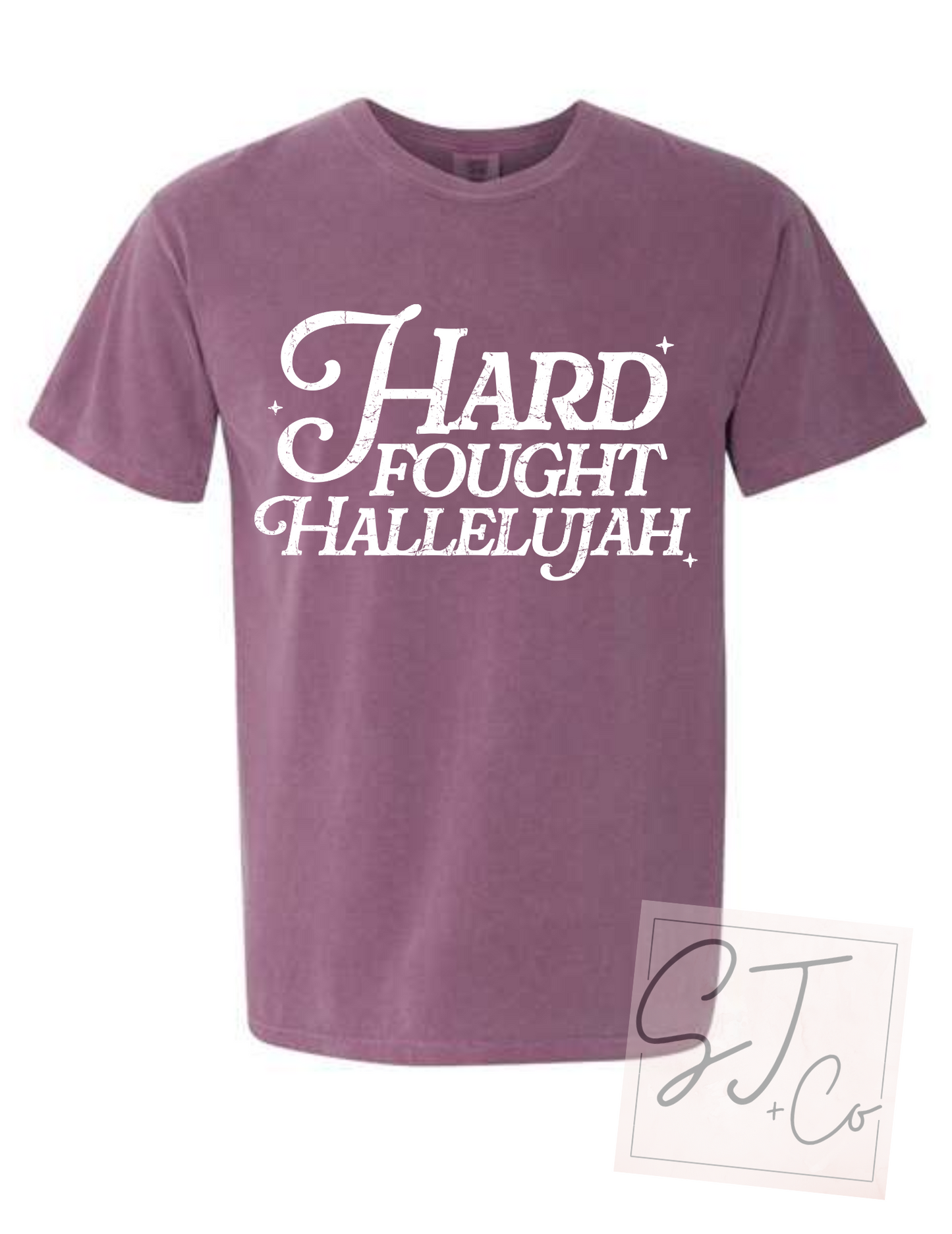 Berry Hard Fought Hallelujah Tee