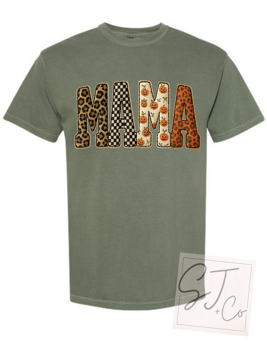 Olive Fall Mama Graphic Tee