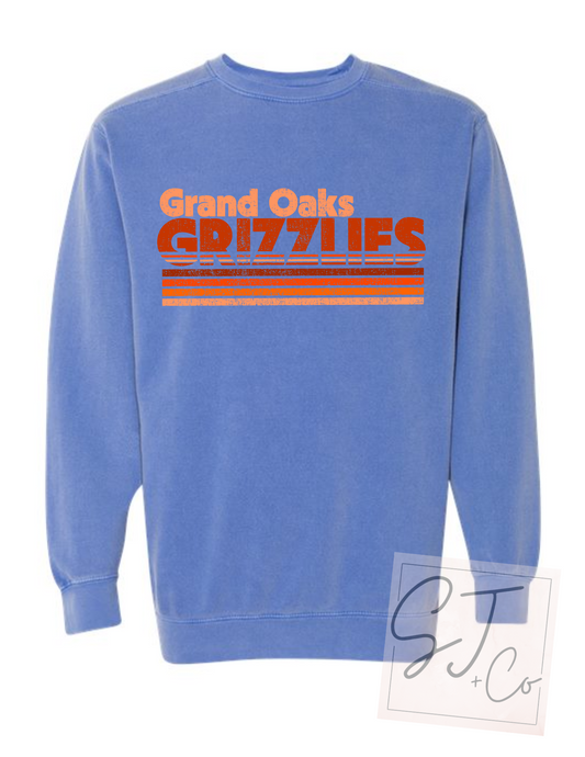 Vintage Blue Grizzlies Sweatshirt