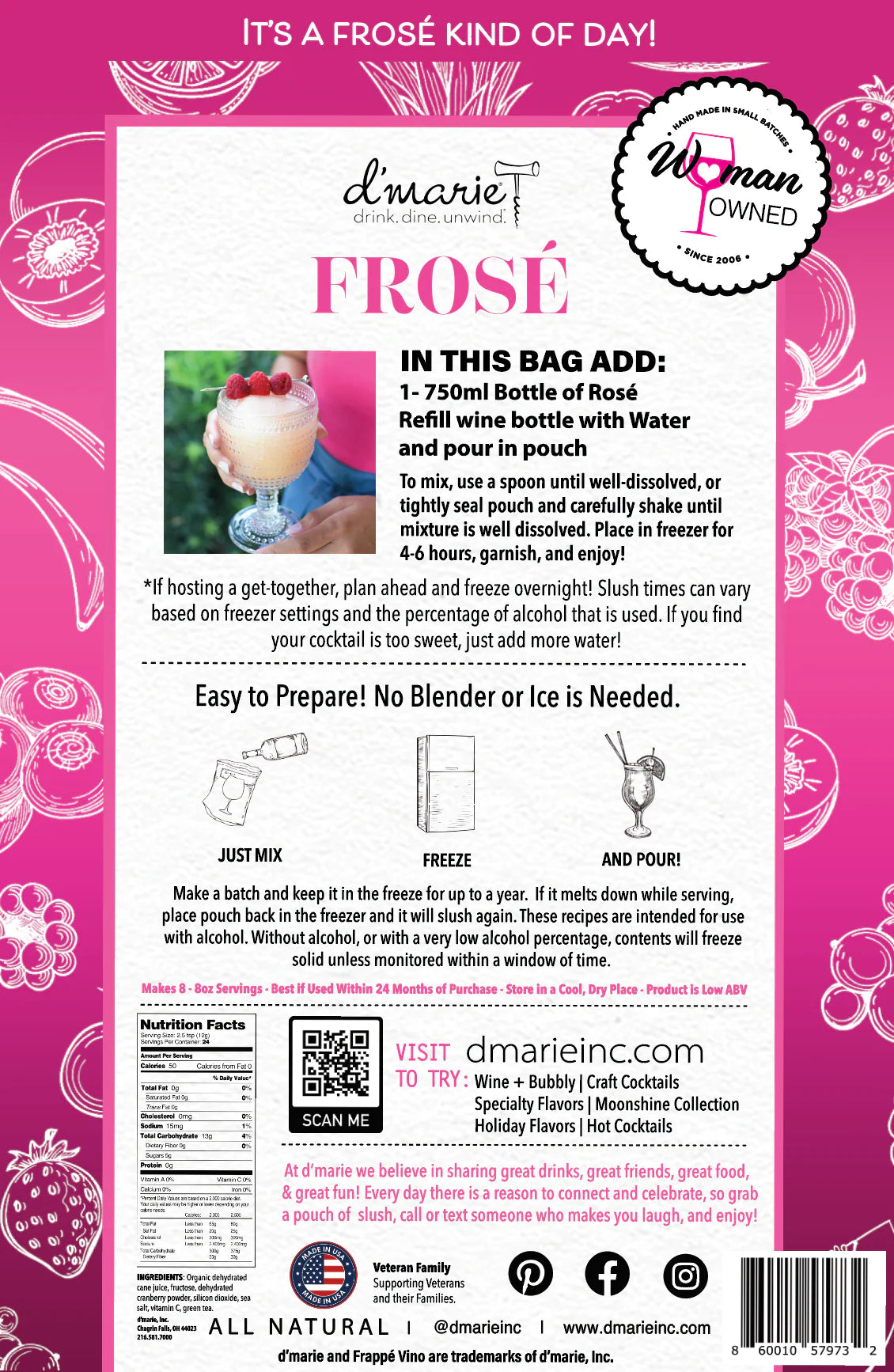 D'Marie Slush Mix- Frose