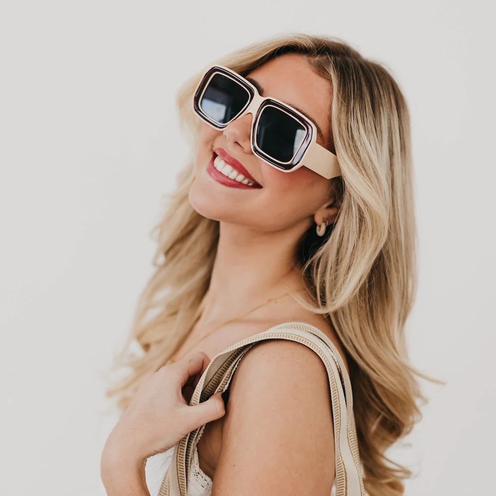 Nicolette Retro Oversized Sunglasses