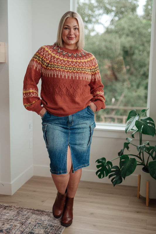 Cozy Chalet Fair Isle Sweater